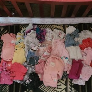 Lot of 6-12 month baby clothes